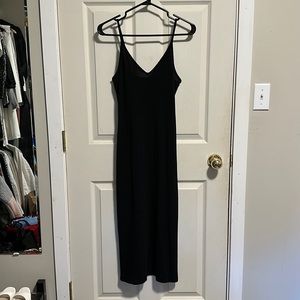 BLACK MIDI BODY CON DRESS